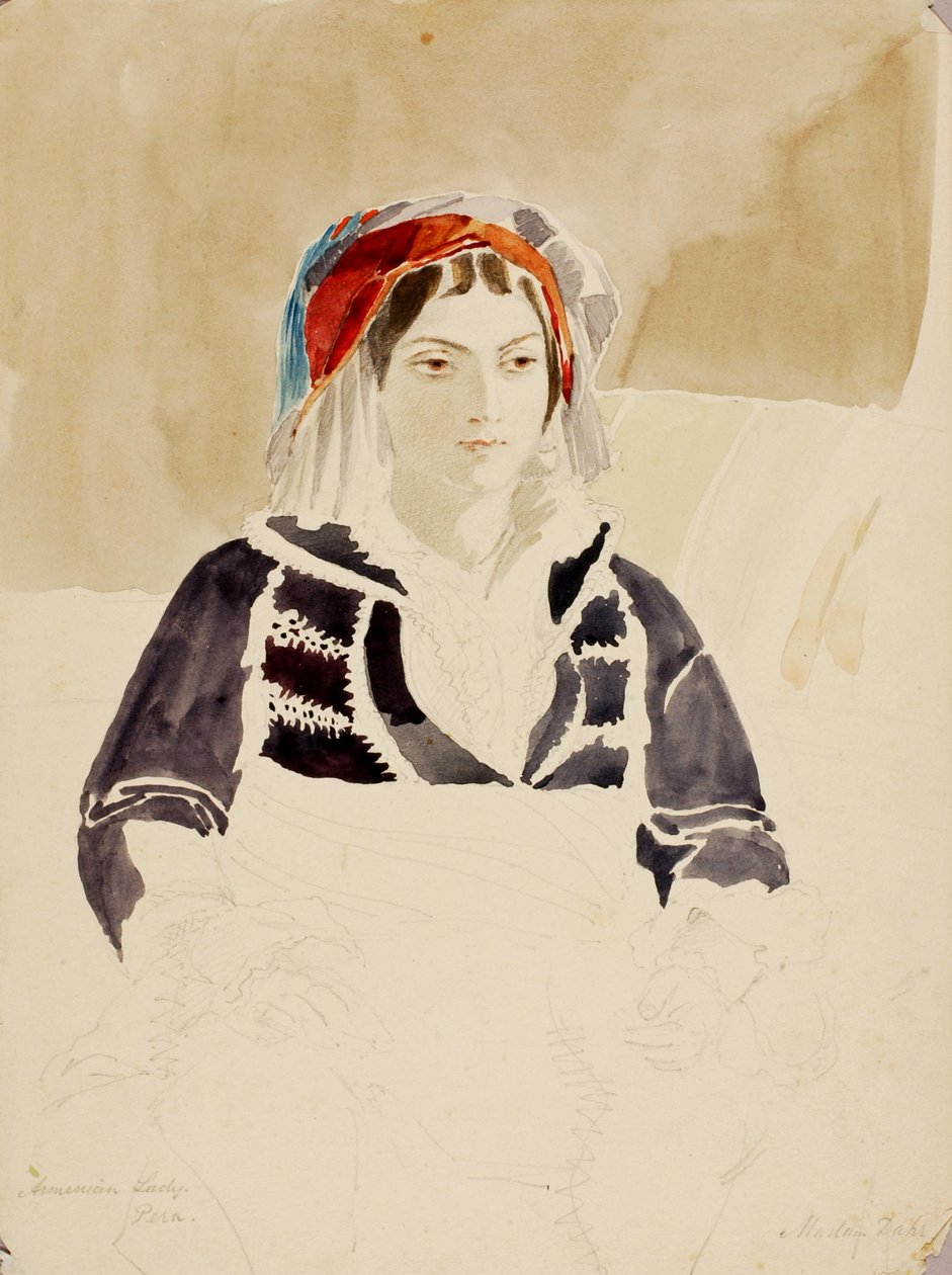 Armenian Lady, Pera, n.d. tekijältä Miner Kilbourne Kellogg