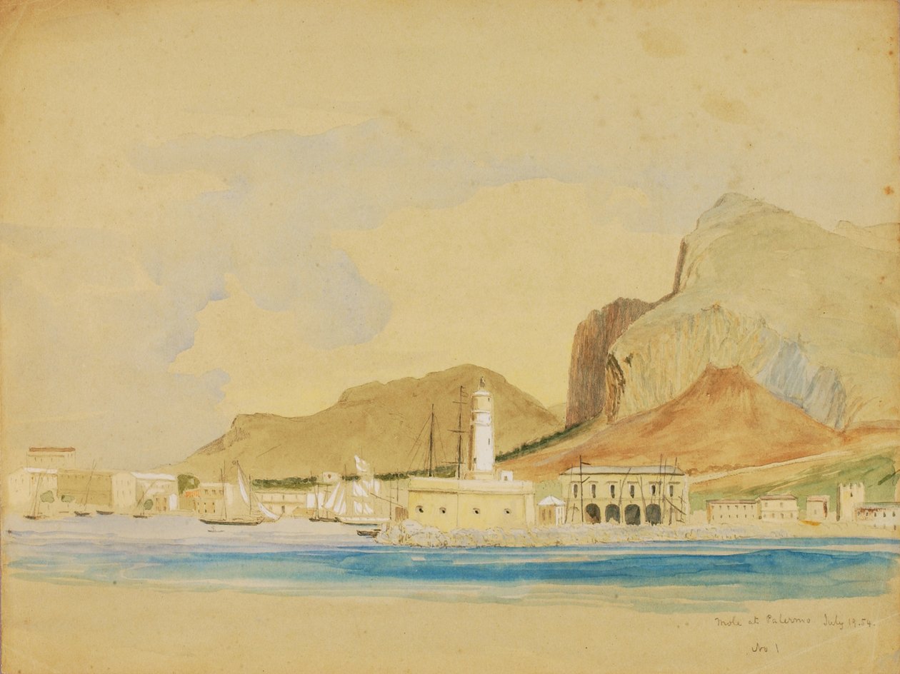 Moli Palermossa, 1854. tekijältä Miner Kilbourne Kellogg