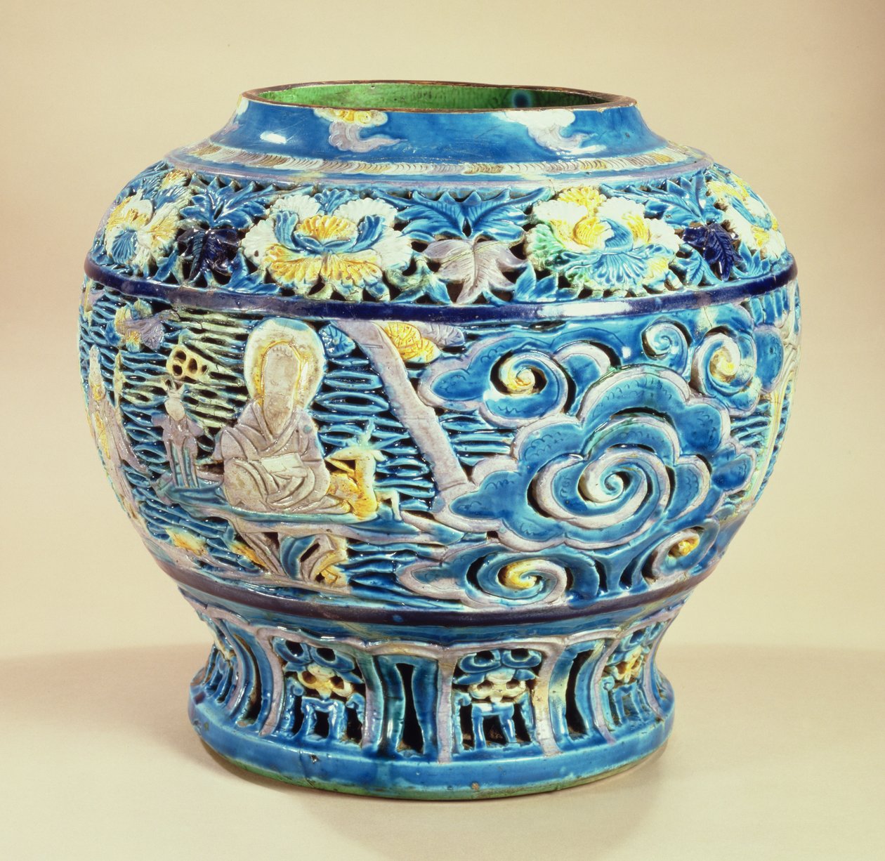 Suuri maljakko, Ming-dynastia tekijältä Ming Dynasty Chinese School
