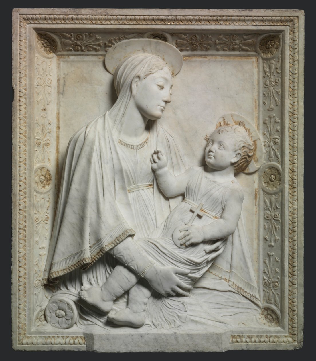 Madonna ja lapsi, vuoteen 1461 mennessä. tekijältä Mino da Fiesole