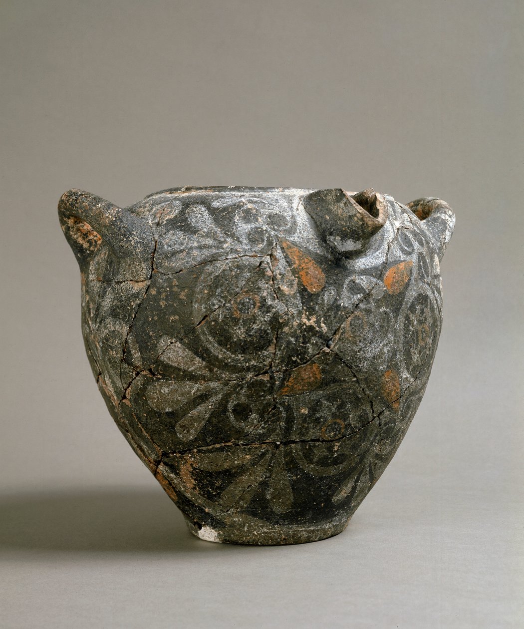 Kreikkalainen taide: keraaminen purkki Camares-tyyliin. Cnossoksesta. 1900-1700 eaa. Heraklion, arkeologinen museo tekijältä Minoan