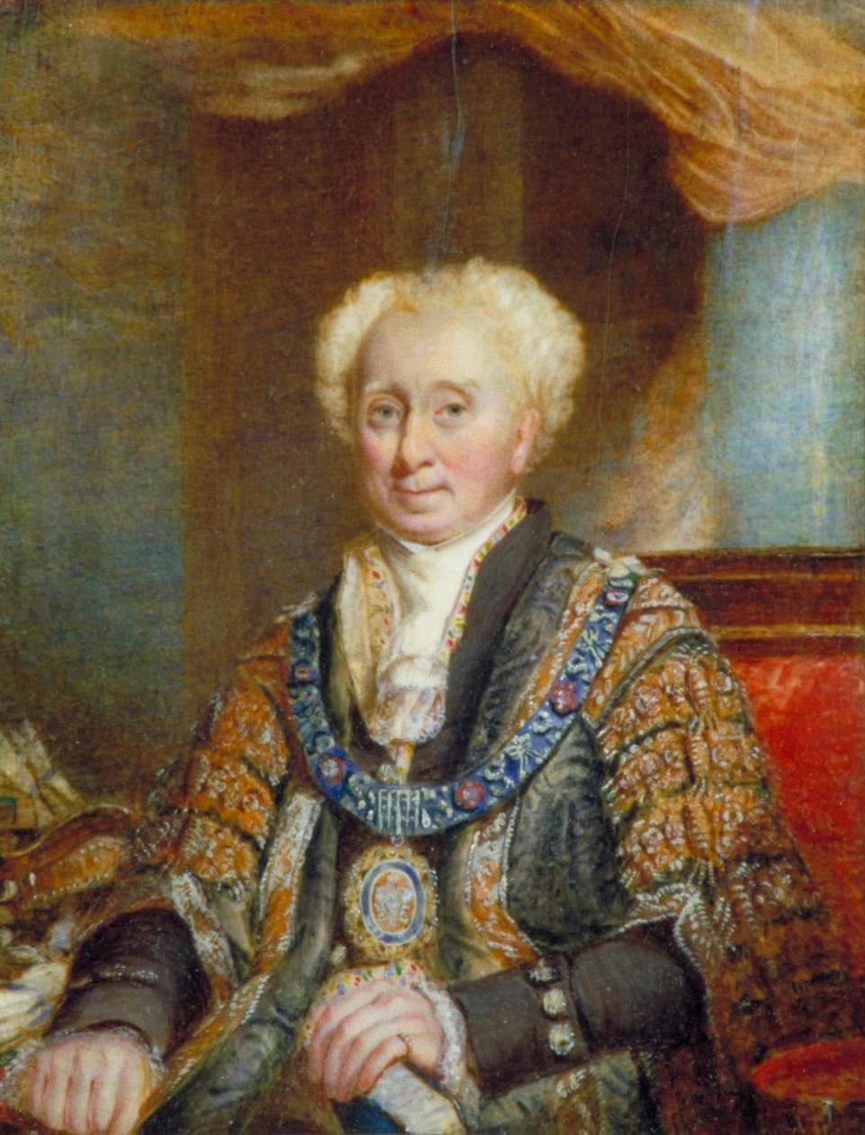 "Sir John Cowan, Lord Mayor 1837", 1838 tekijältä Miss Hibbert