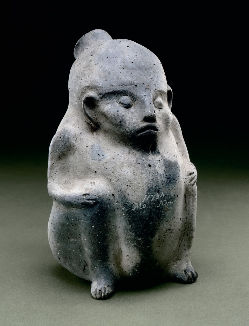 Ihmisen muotokuva-astia, 1100-1300 (keramiikka) tekijältä Mississippian culture