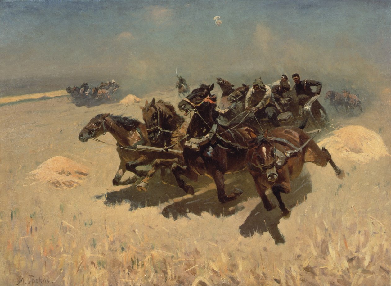 Tachanka (vaunukilpailu), 1925 tekijältä Mitrofan Borisovic Grekov