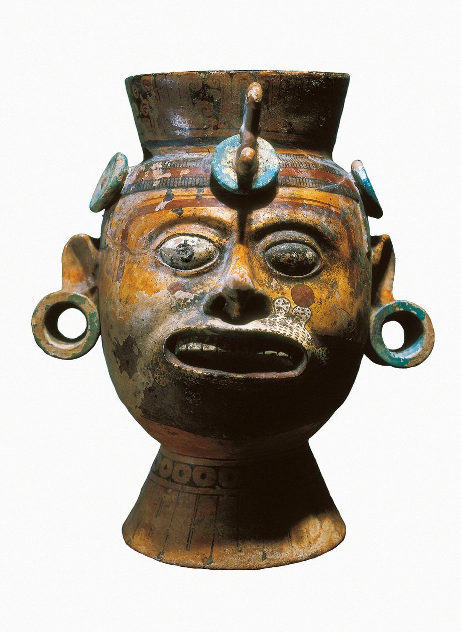 Antropomorfinen maljakko tekijältä Mixtec Mixtec