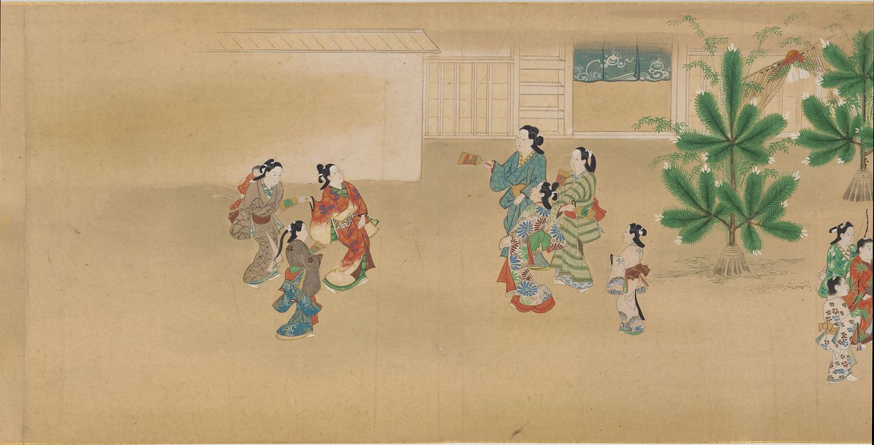 Kahdentoista kuukauden juhlat, 1682-1752 tekijältä Miyagawa Chōshun