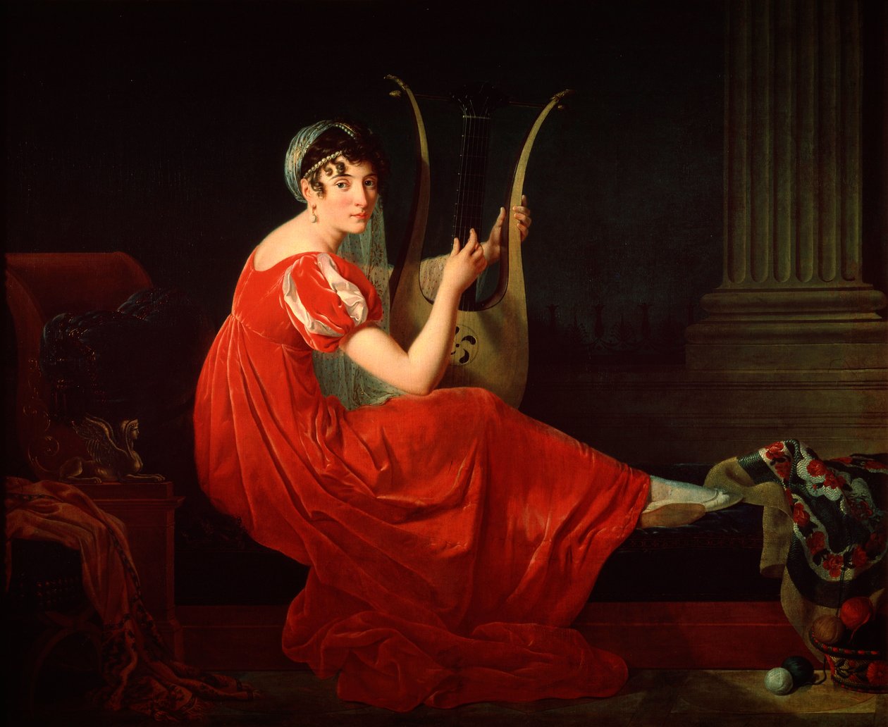 "Josefine Budajevskajan muotokuva", 1806. tekijältä Mlle Riviere