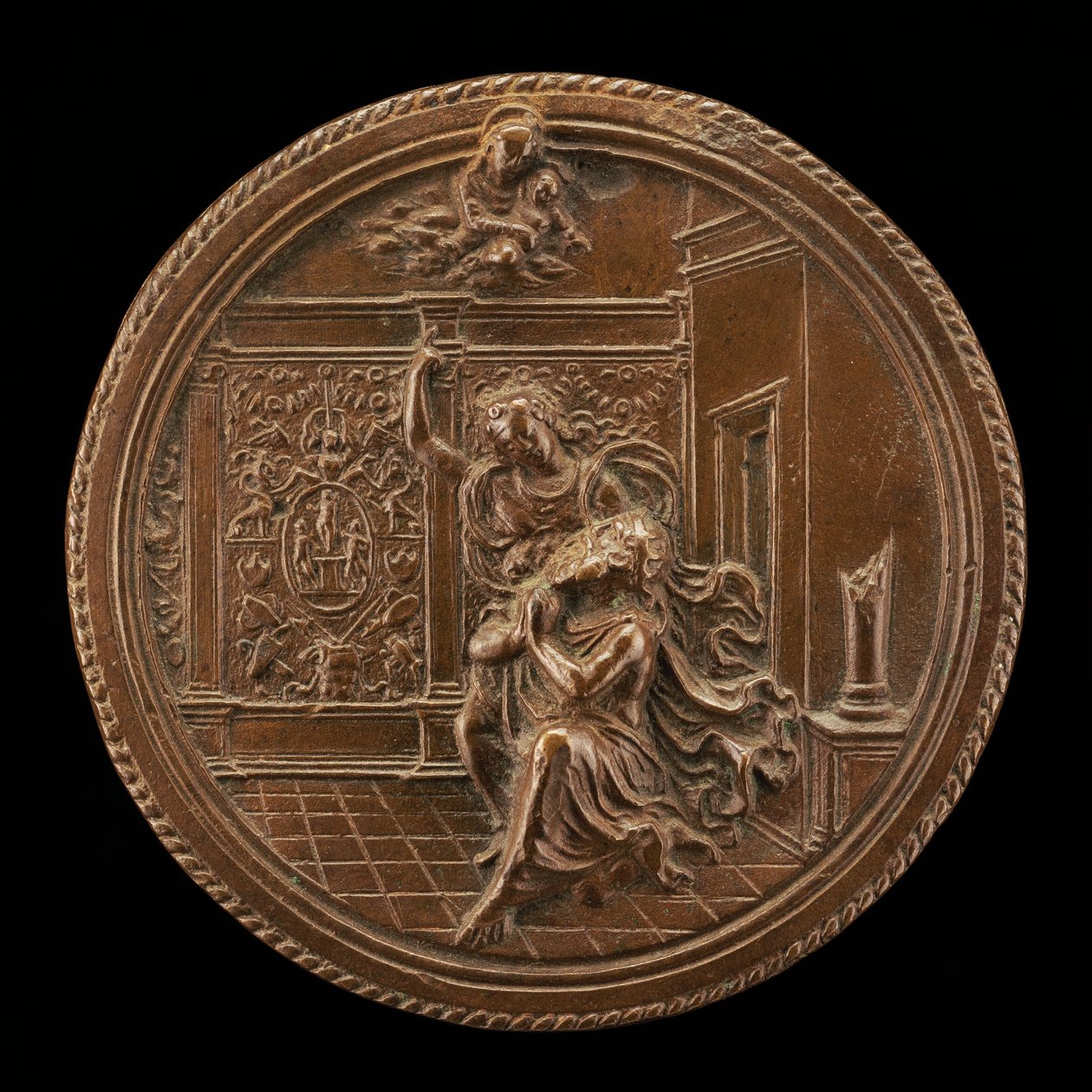 Augustus ja Tiburtine Sibyl, 1400-luvun loppu - 1500-luvun alku. tekijältä Moderno