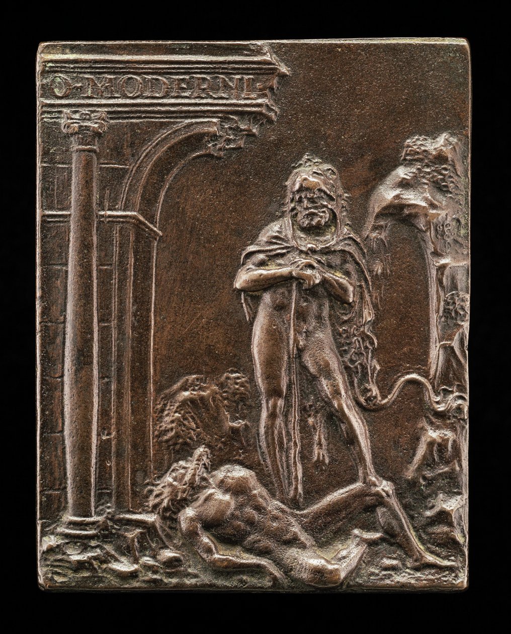 Hercules voitti Antaeuksen, 1400-luvun loppu - 1500-luvun alku. tekijältä Moderno