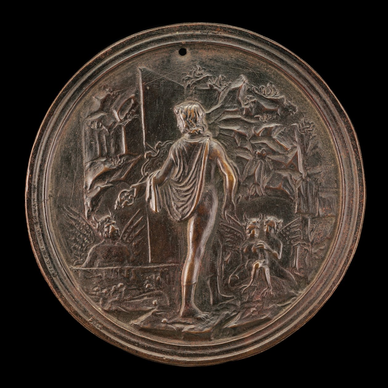 Orpheus laskeutumassa Hadekseen, 1400-luvun loppu - 1500-luvun alku. tekijältä Moderno