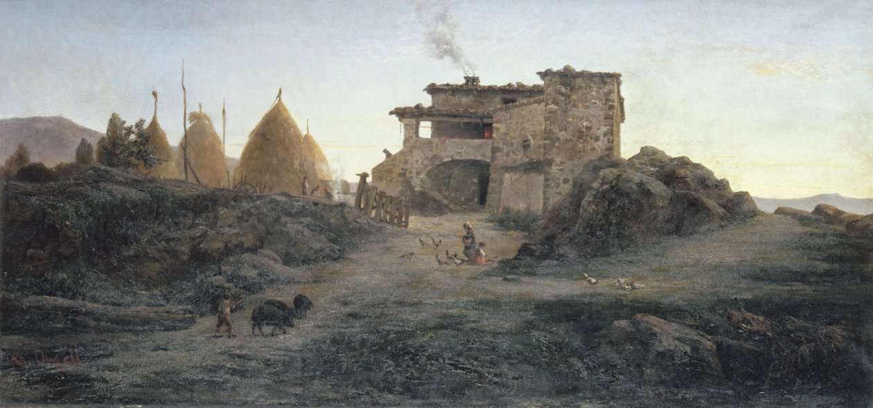 Maaseutu, 1906 tekijältä Modest Urgell