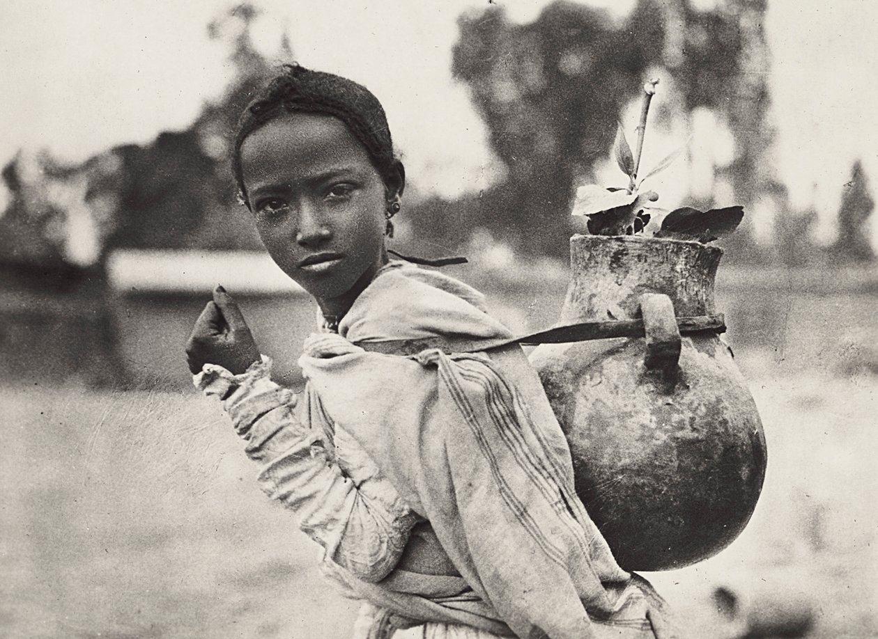 "Imperiumin rakentaminen" fasistisella aikakaudella: Abessinian tyttö, 5.9.1936 (m/v kuva) tekijältä Modestino Baldinetti