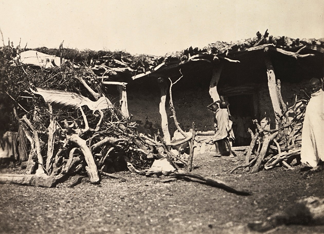 Imperiumin rakentaminen fasistisella aikakaudella: Abessinian kota, 5.9.1936 (mv/v kuva) tekijältä Modestino Baldinetti