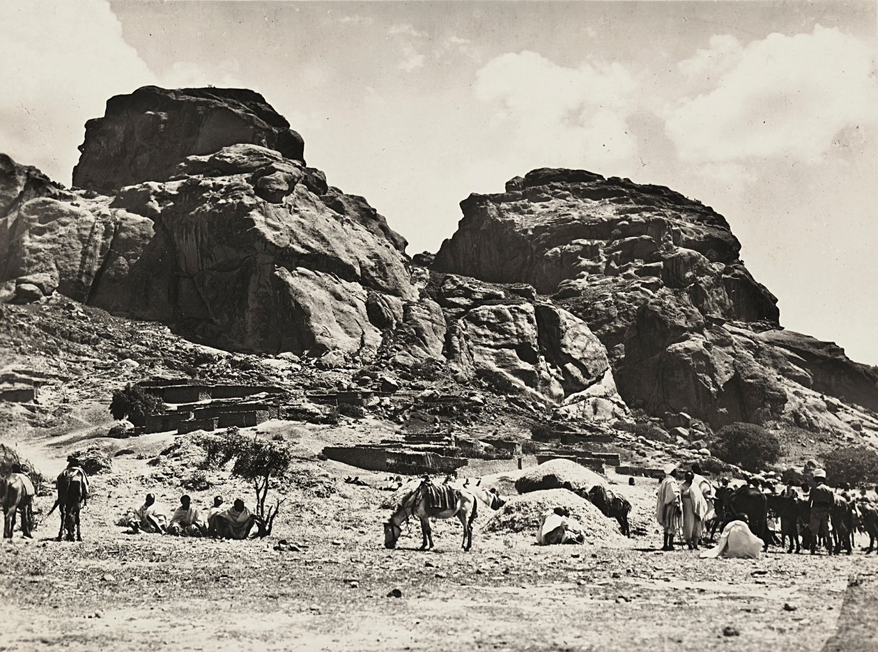 Imperiumin rakentaminen fasismin aikana: Amba Meterà, 09/05/1936 (s/w valokuva). tekijältä Modestino Baldinetti