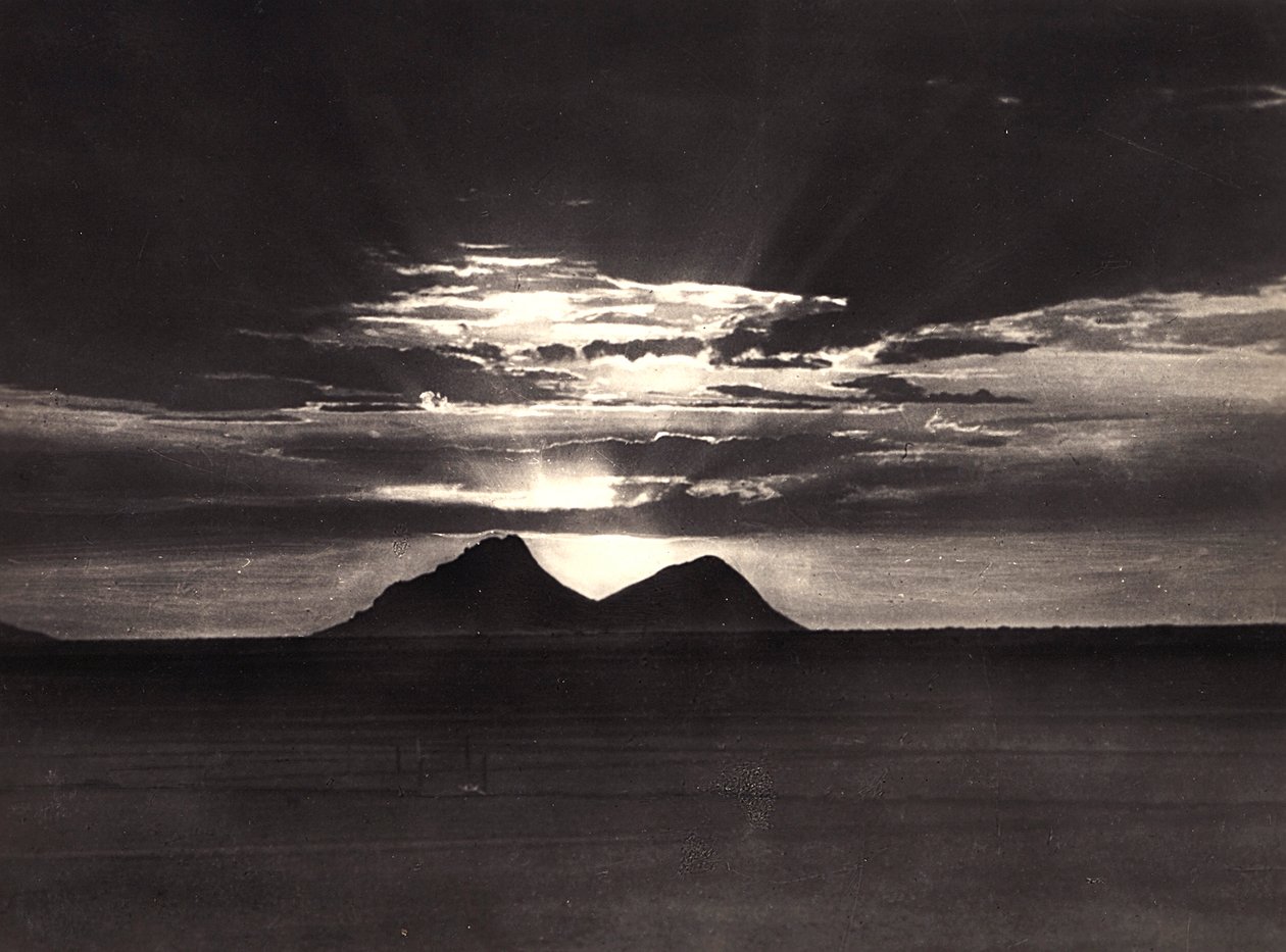 Imperiumin rakentaminen fasismin aikana: Abu Gamel -vuori, 09/05/1936 (s/w-kuva). tekijältä Modestino Baldinetti