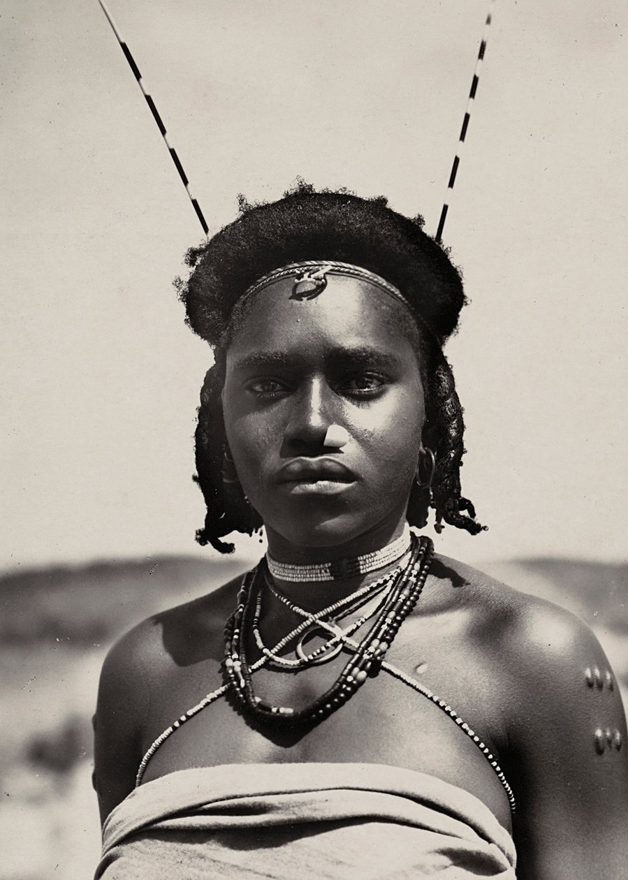 Imperiumin rakentaminen fasistien aikana: Cunaman tyttö, 09/05/1936 (s/w-kuva). tekijältä Modestino Baldinetti