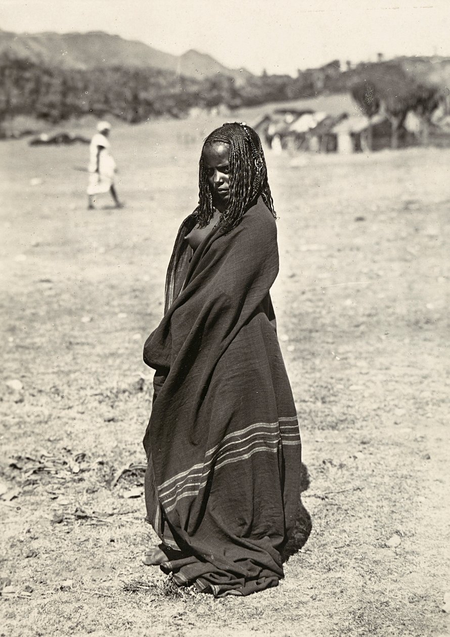 Imperiumia rakentamassa fasistisella aikakaudella: Habab-nainen, 5.9.1936 (mv/v kuva) tekijältä Modestino Baldinetti