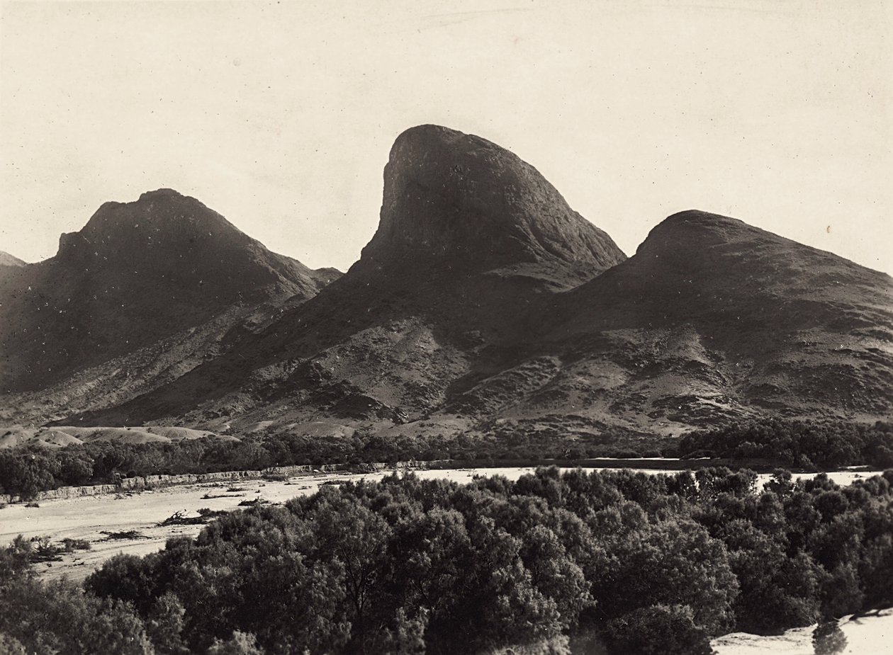"Imperiumin rakentaminen" fasistisella aikakaudella: ihmisprofiilin muotoinen vuoristoketju, 9.5.1936 (m/v kuva) tekijältä Modestino Baldinetti