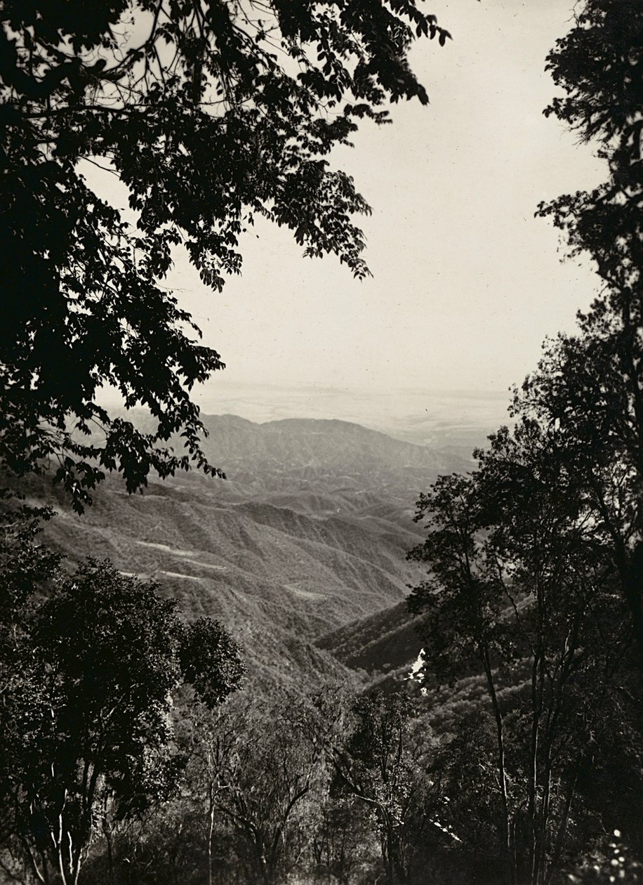 Imperiumin rakentaminen fasismin aikana: Ghirghirin laakso, 09/05/1936 (s/w-kuva) tekijältä Modestino Baldinetti