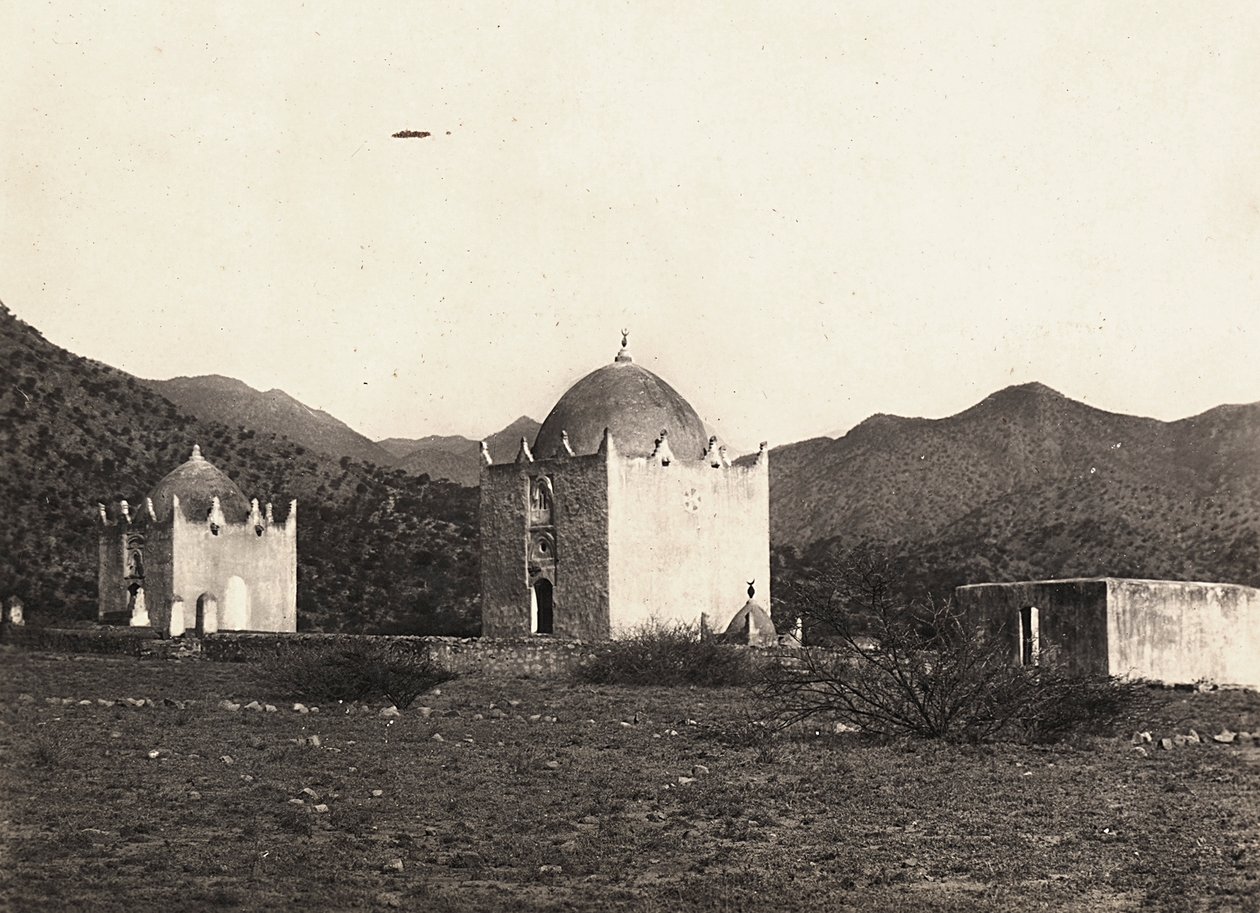 Imperiumin rakentaminen fasismin aikana: pyhien muslimien hauta, 09/05/1936 (s/w-kuva) tekijältä Modestino Baldinetti