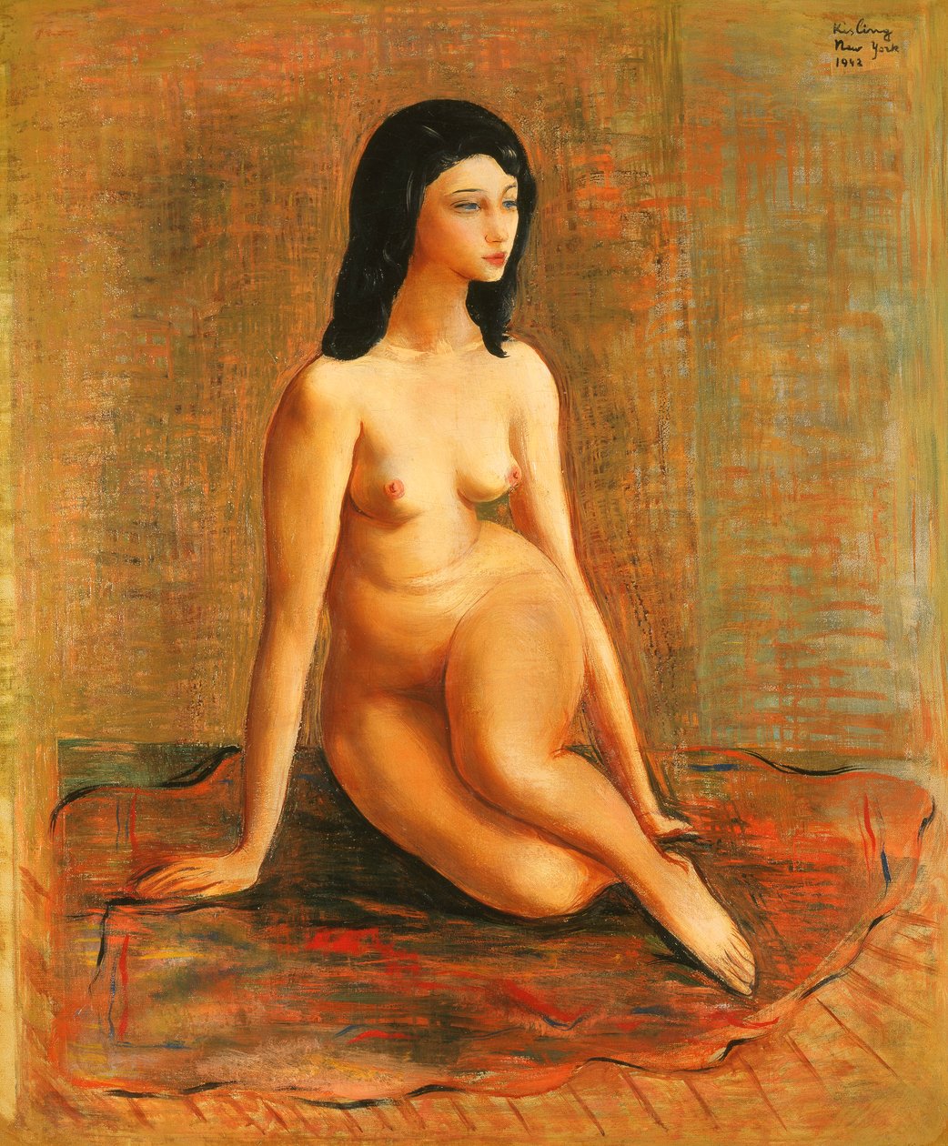 Alaston istuminen; Nu Assis tekijältä Moise Kisling
