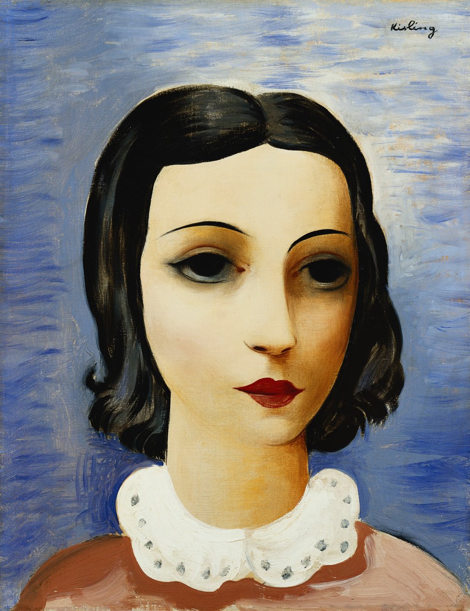 Nuoren tytön muotokuva tekijältä Moise Kisling