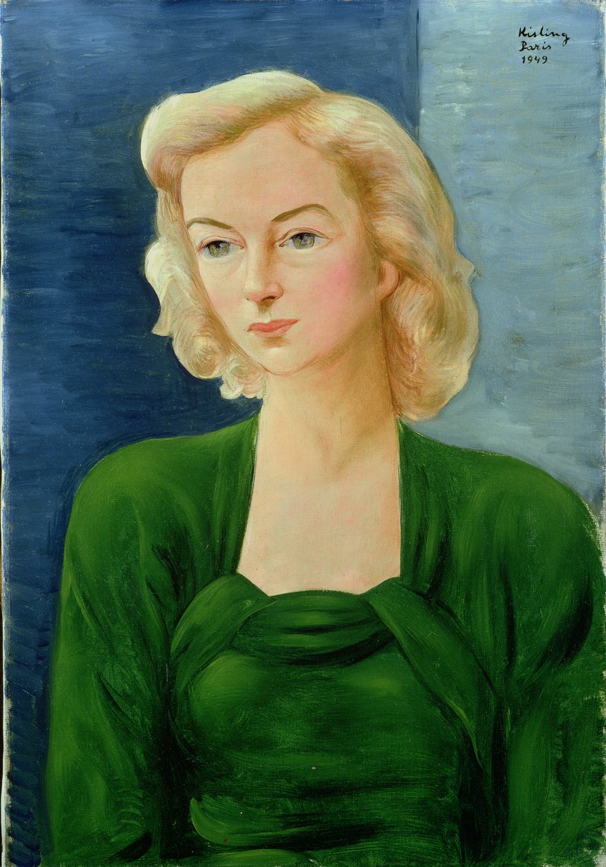 Madame Martinin muotokuva tekijältä Moise Kisling