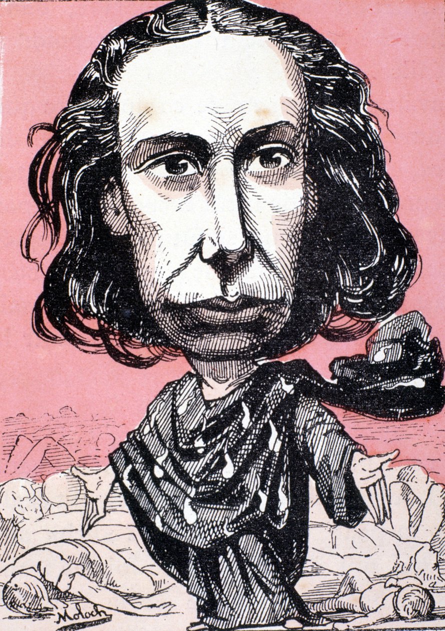 Louise Michel (1830-1905), Moloch - 1800-luvun "" Trombinoscope -kirjassa". tekijältä Moloch