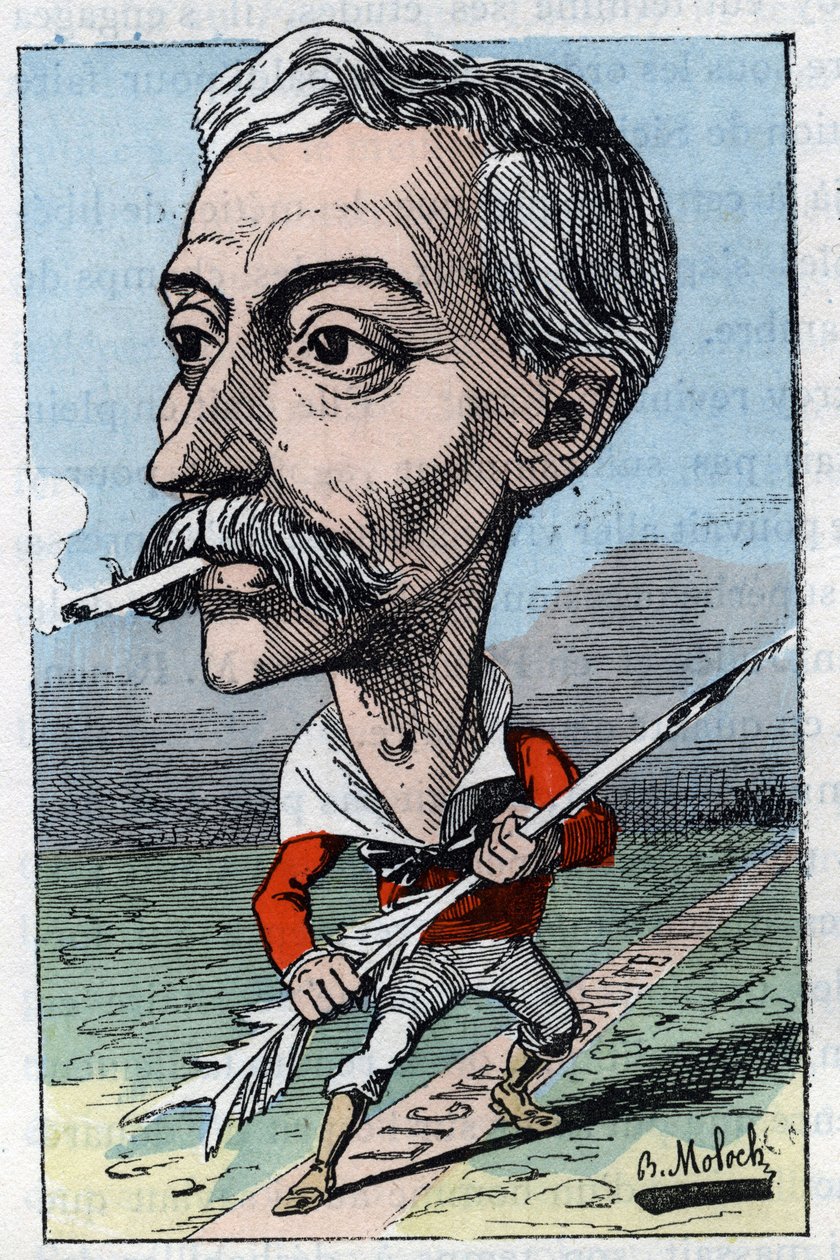 Edouard Lockroyn (1838-1913), ranskalaisen poliitikon muotokuva. tekijältä Moloch
