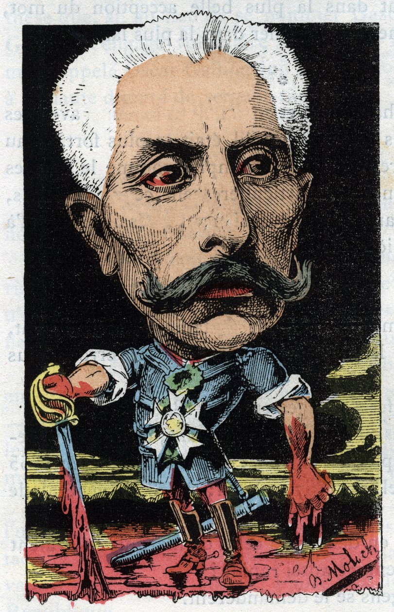 Kenraali Francaisin Gaston Alexandre Auguste De Galliffetin muotokuva tekijältä Moloch