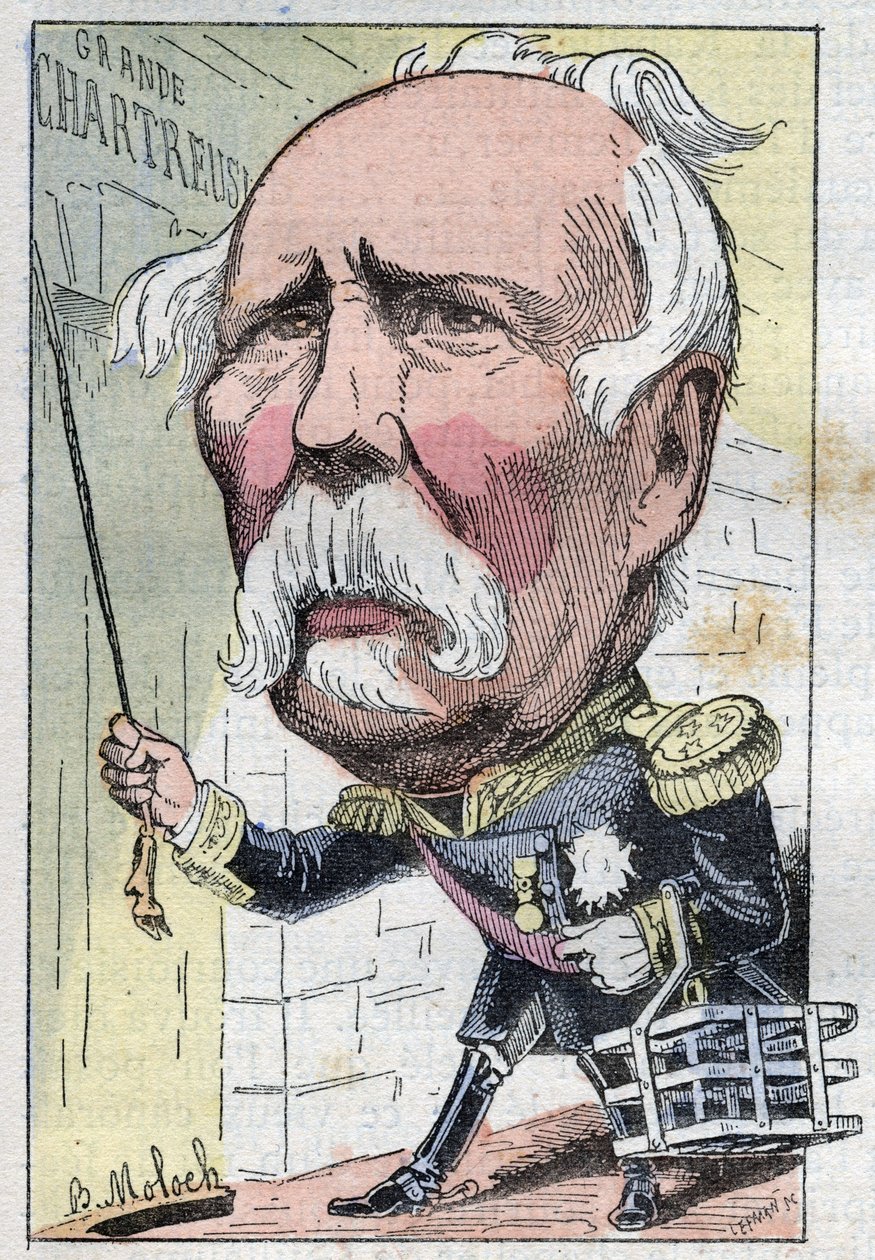 Patrice de Mac Mahonin muotokuva, Ranskan Marechal vuonna 1859, Magentan herttua (1808-1893), tasavallan presidentti 1873-1879 tekijältä Moloch