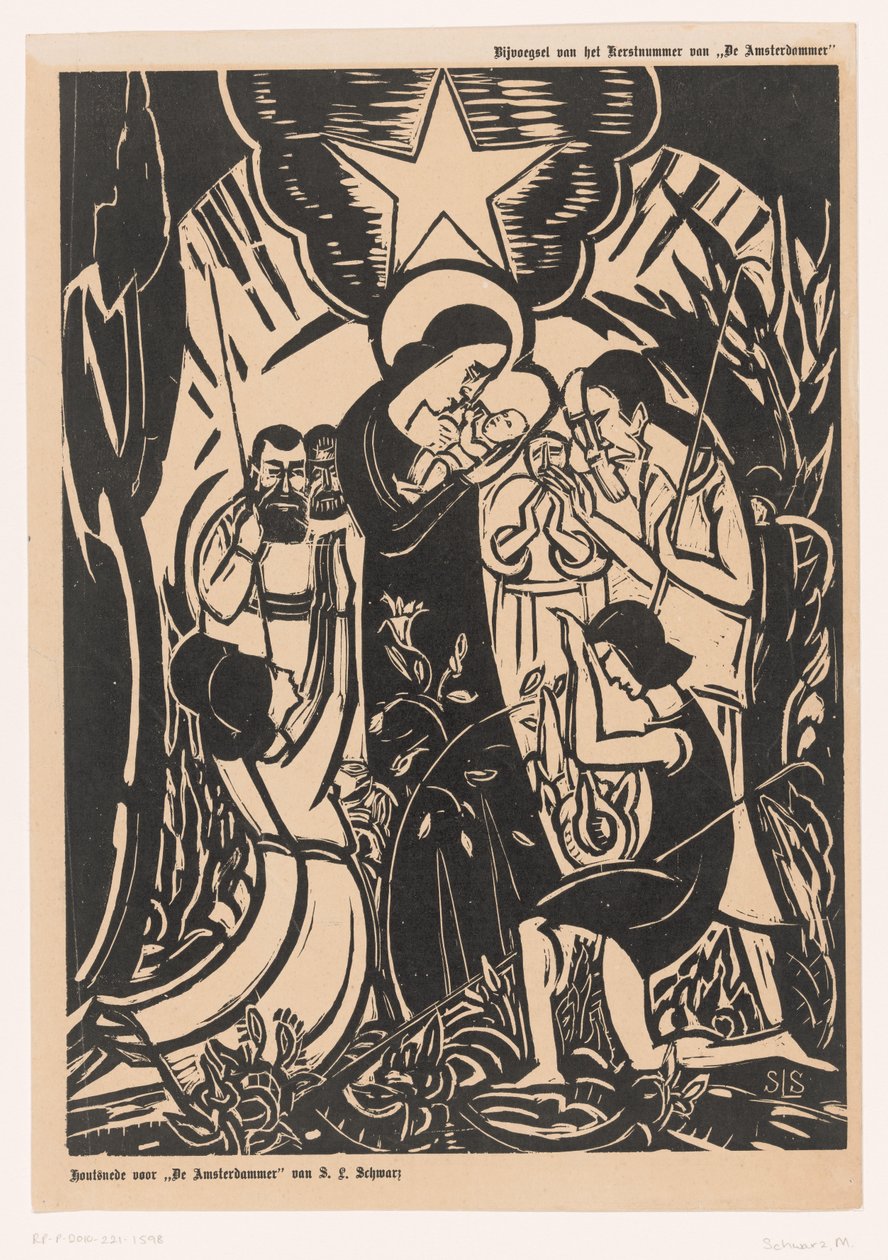 Paimenten palvonta tekijältä Mommie Schwarz (signed by artist)