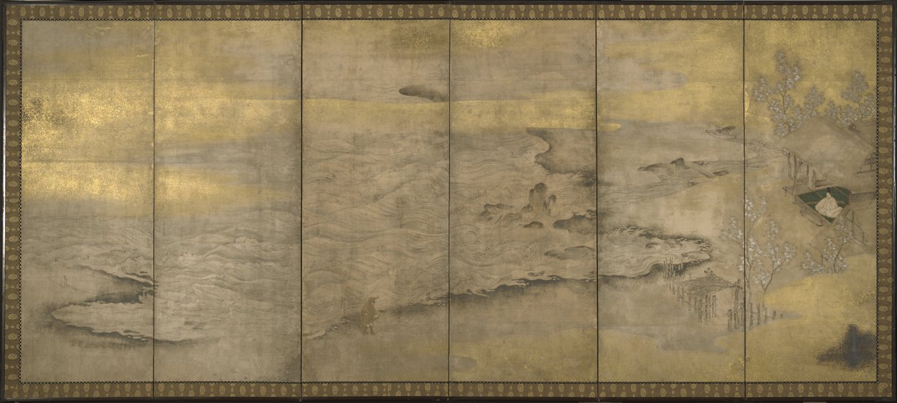 Karkotettu keisari Okinoshimassa tekijältä Momoyama period Japanese