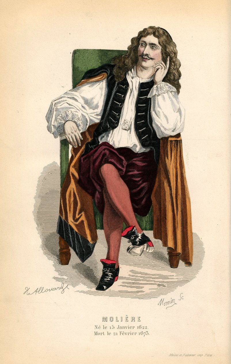 "Moliere", 1868. tekijältä Monnin