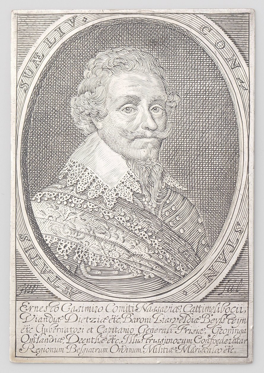 Ernst van Nassaun muotokuva tekijältä Monogrammist HW