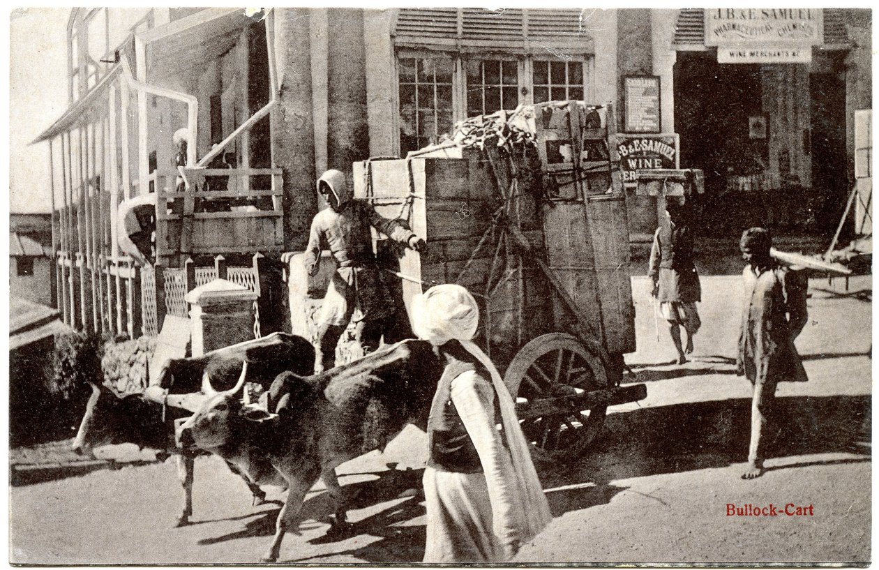 Häränkärry, noin 1900-20 tekijältä Moorli Dhur and Sons