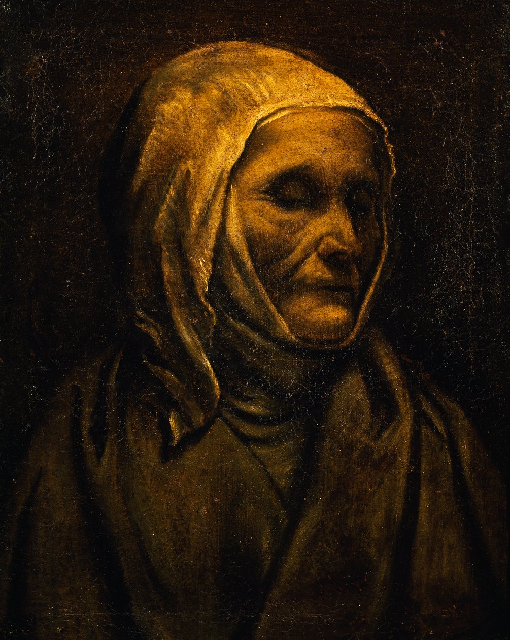 Pyhän Angela Mericin muotokuva tekijältä Moretto da Brescia