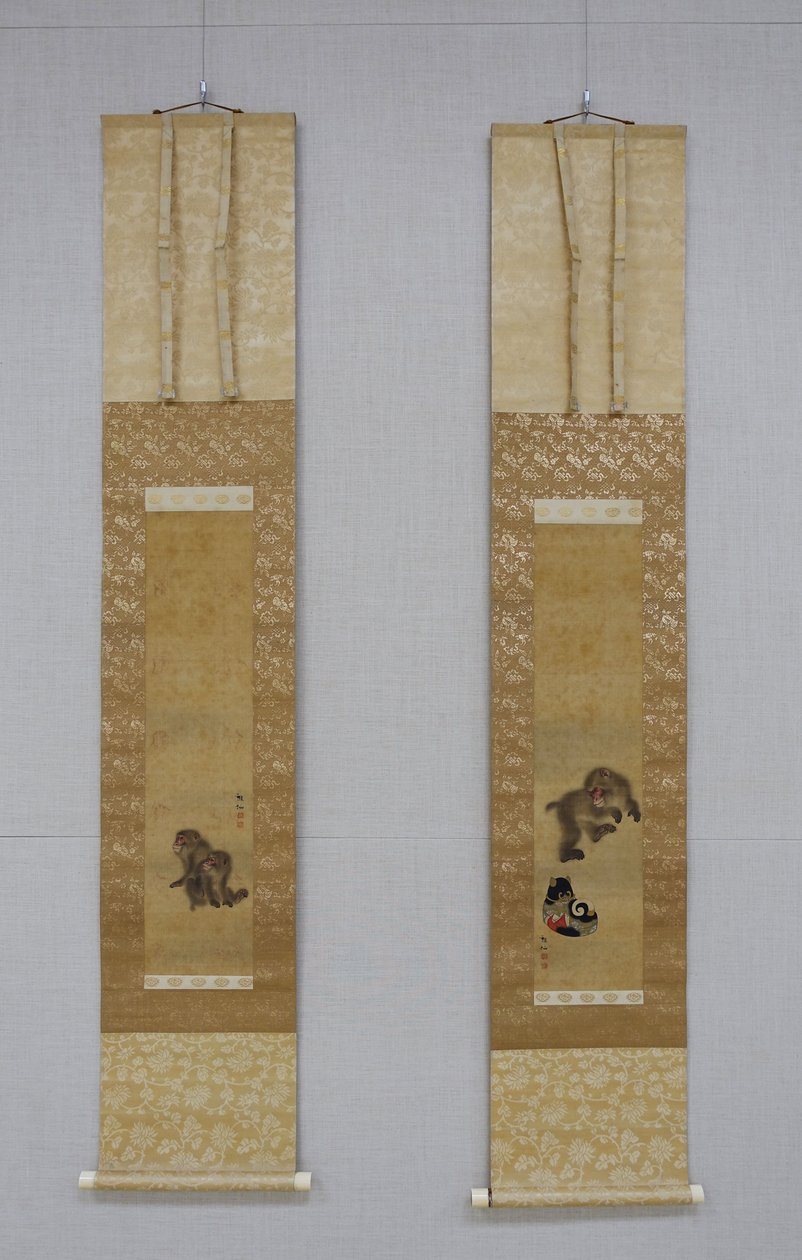 Monkeys at Play, 1700-luvun loppu - ennen vuotta 1807. tekijältä Mori Sosen