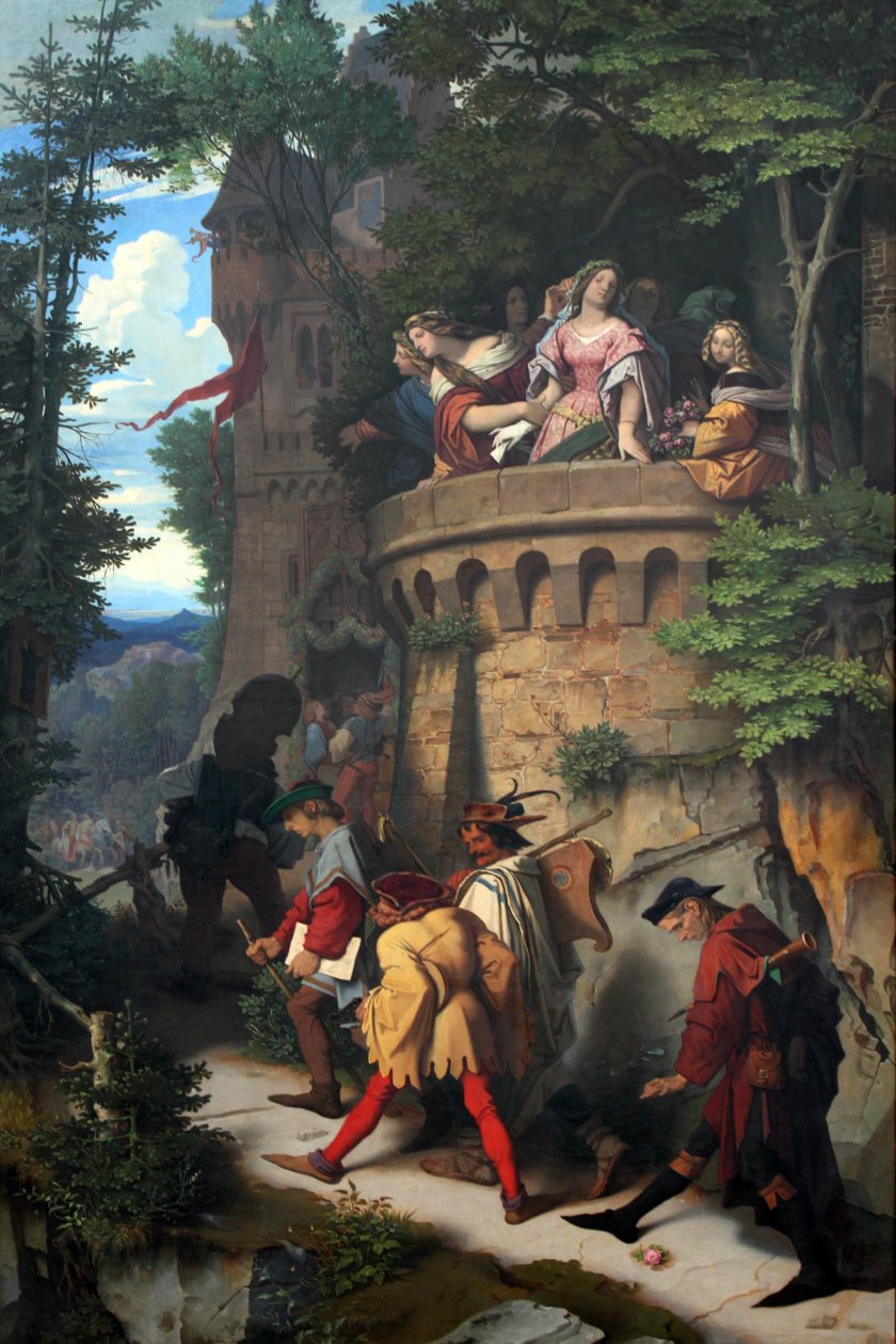 Die Rose tekijältä Moritz Ludwig von Schwind