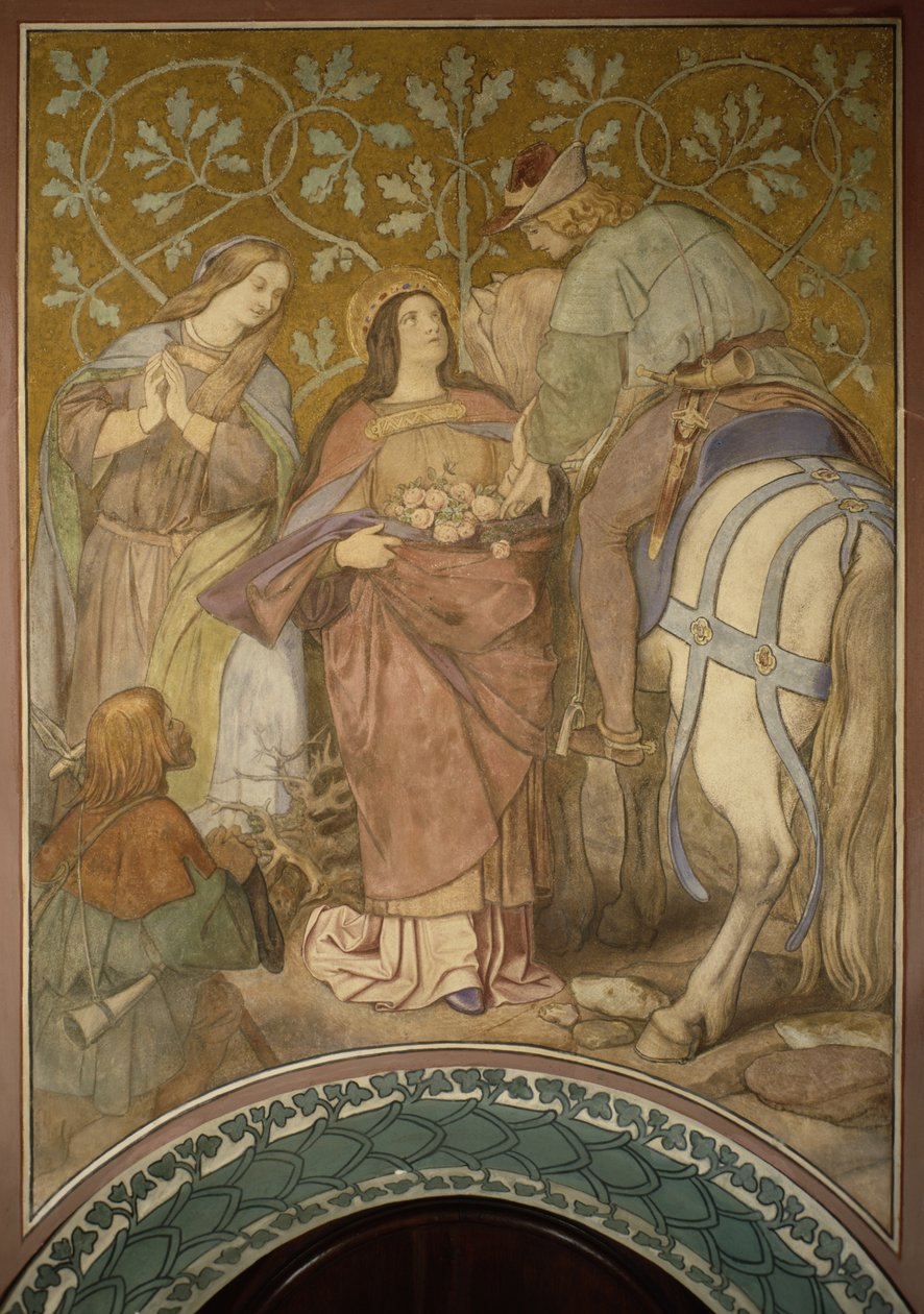Rose Miracle, noin 1855 tekijältä Moritz Ludwig von Schwind