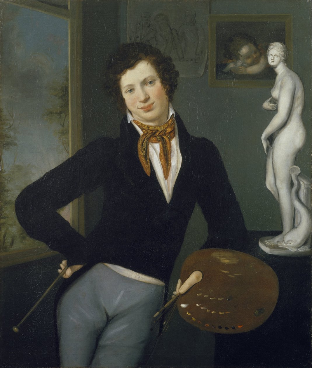 Omakuva, 1815-1816 tekijältä Moritz Daniel Oppenheim