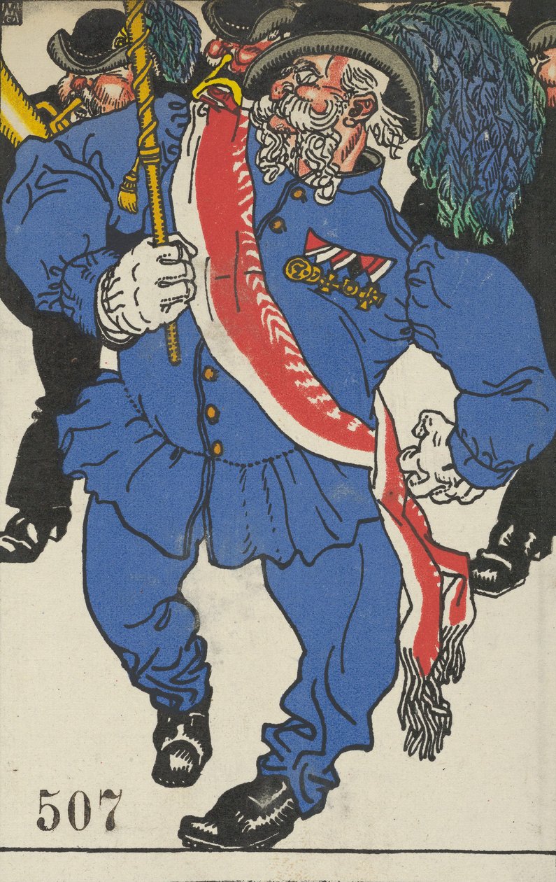 Fahnenweihen värien pyhitys, 1911. tekijältä Moritz Jung