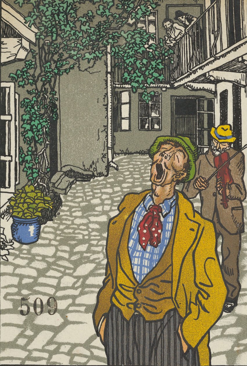 Luonnollisesti lahjakas laulaja Natursänger!, 1911. tekijältä Moritz Jung