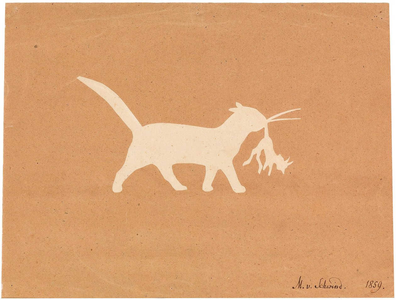 The Sacred PagCat pikkupaholainen, 1859. e Esitetty Journal of Sentimental Travels in the Southern Provinces ..., 1821. tekijältä Moritz Ludwig von Schwind