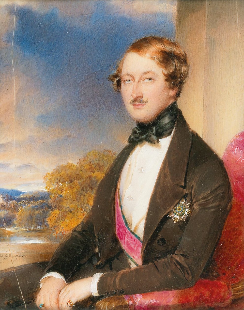 Muotokuva kreivi Anton Karl Palffy von Erdödistä 1793-1879. tekijältä Moritz Michael Daffinger