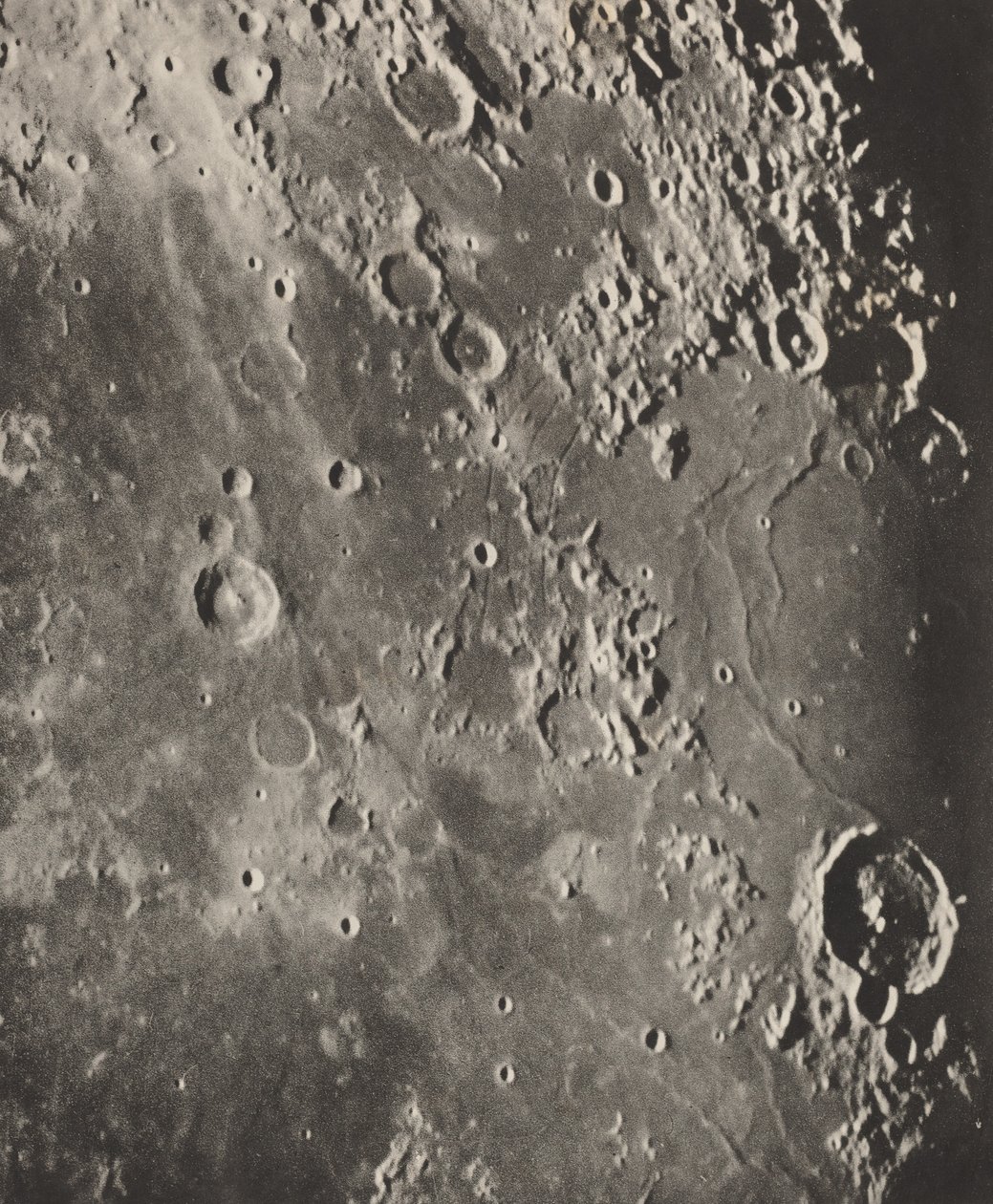 Valokuva Lunar Capuanus - Bouillaud - Gassendi, 1896 (kuva) tekijältä Moritz & Puiseux Pierre Henri (1855-1928) Loewy