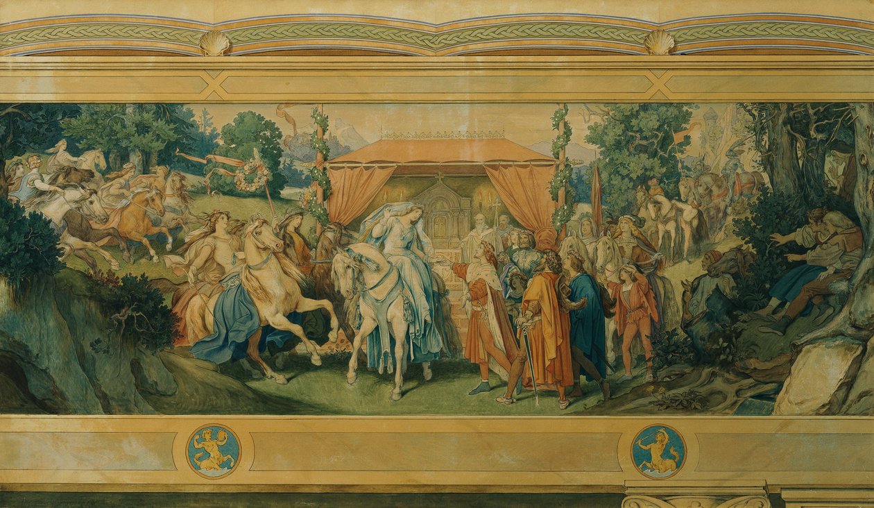 Kaunis Melusine: III. Morsian tekijältä Moritz Ludwig von Schwind