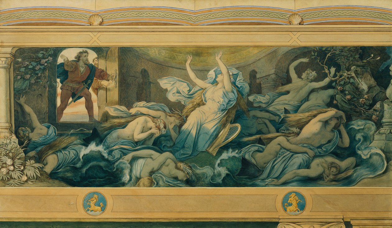Kaunis melusiini: VIII Valan rikkominen tekijältä Moritz Ludwig von Schwind
