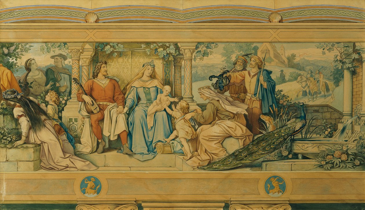 Kaunis Melusine: VII. Rakkauden onni tekijältä Moritz Ludwig von Schwind