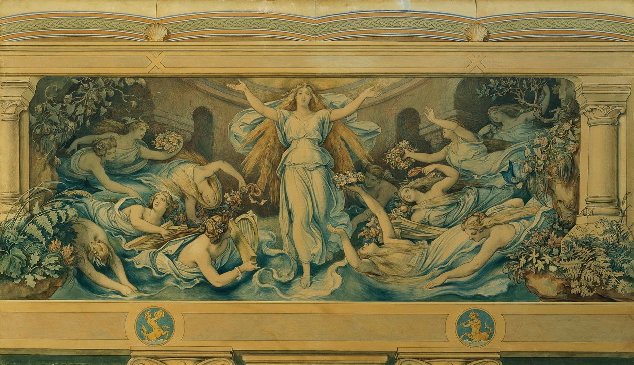 Kaunis melusiini: V. Sanctuary tekijältä Moritz Ludwig von Schwind